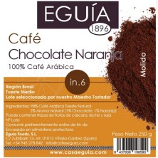 Café de chocolate naranja